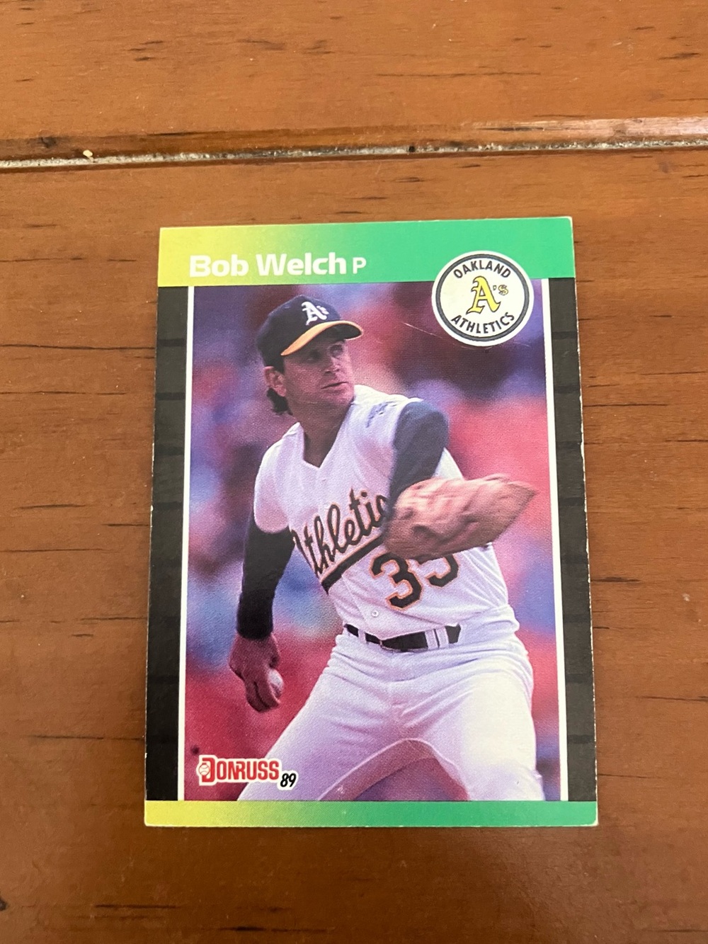 1989 Donruss Oakland A's Baseball Card Trading Card